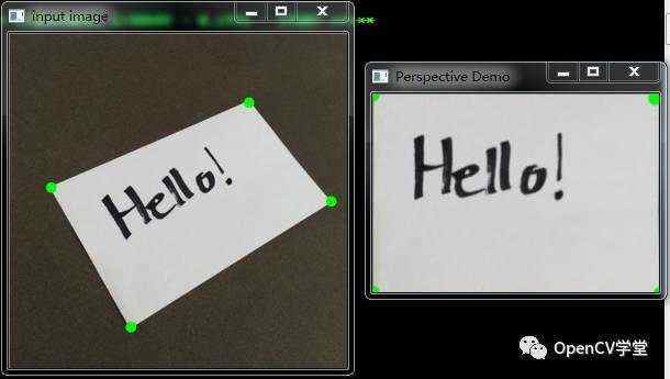 OpenCV中的透视变换介绍