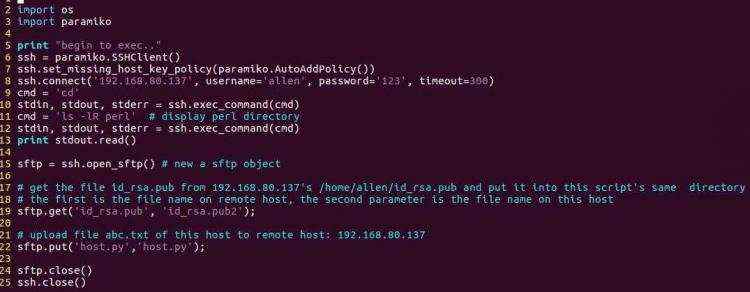 开发笔记:Python不同电脑之间传输文件实现类似scp功能不输密码